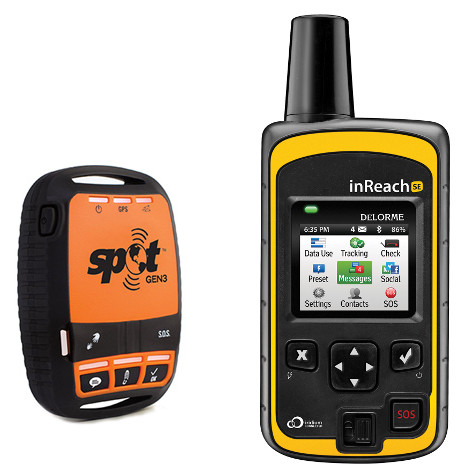 SPOT and DeLorme inReach